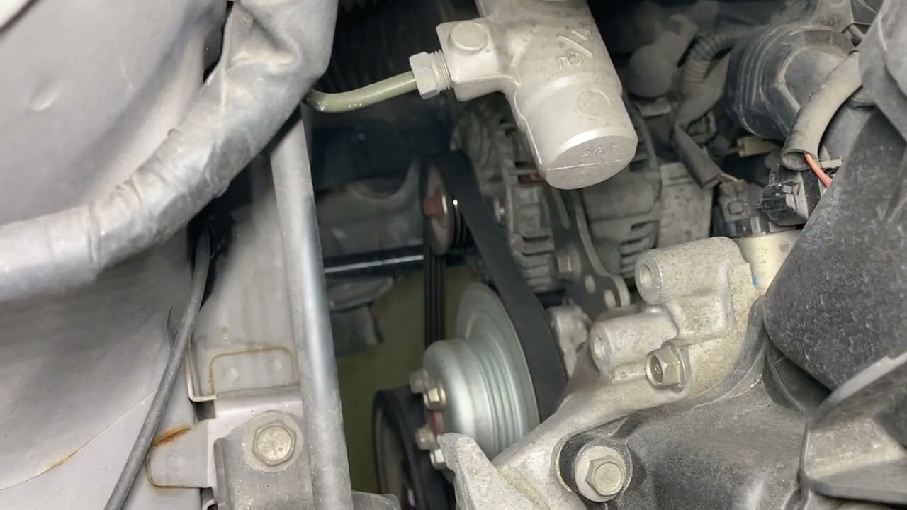 ダイハツ ムーヴコンテ L575S エンジン異音 ウォーターポンプ交換 呉市 