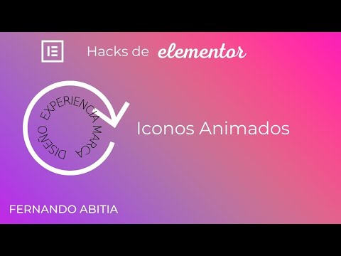 ICONOS ANIMADOS CON ELEMENTOR PRO