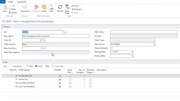 Field and dataset security for Dynamics NAV