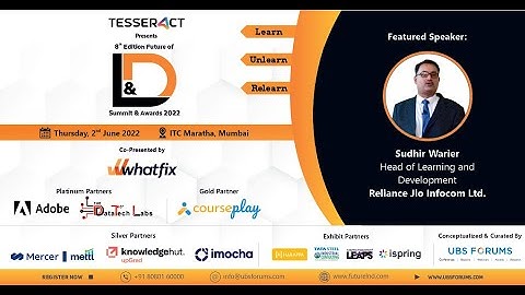 8th Edition Future of L&D Summit and Awards 2022 - Driving ROI - Aligning L&D function with Business