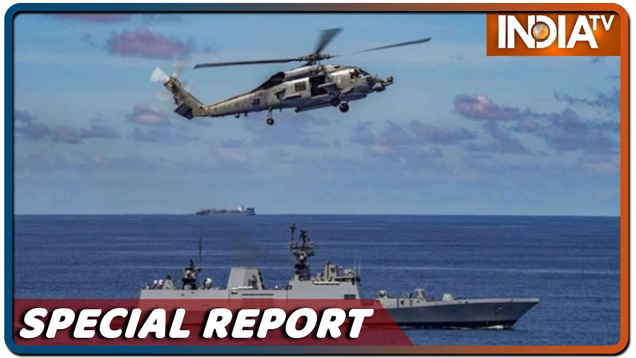 हिंद महासागर में भारत-अमेरिकी नौसेना का युद्ध अभ्यास, चीन का हर रास्ता बंद | IndiaTV News