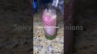 Spicy pickled onions part one