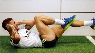 Treino Intenso de Sergio Ramos na Academia ll Real Madrid Fitness #2