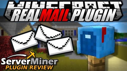 How to send letters to your friends in Minecraft with REALMAIL Plugin