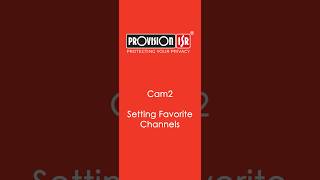 Tutorial: Learn how to set up favorite channels in the Cam2 app! 🎥