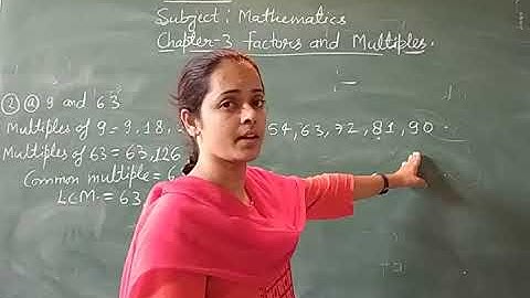 Class-5 Mathematics Chapter-3 Factors and multiples By Bharti Singh