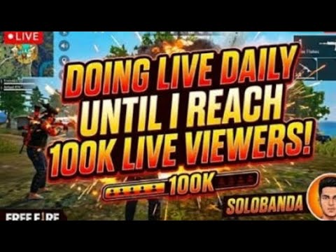doing live until I get 100k live viewers day 12