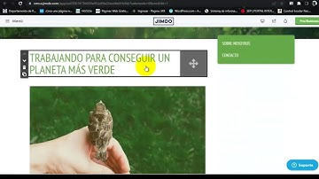 Crear página web jimdo