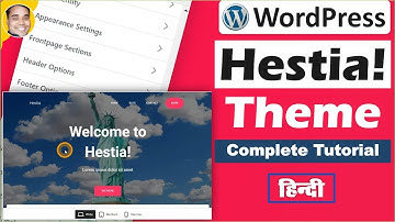 How to customize hestia wordpress theme | Complete customize hesta wordpress theme tutorial [Hindi]