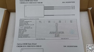 Customized CWDM mux demux and 1 25G optical module