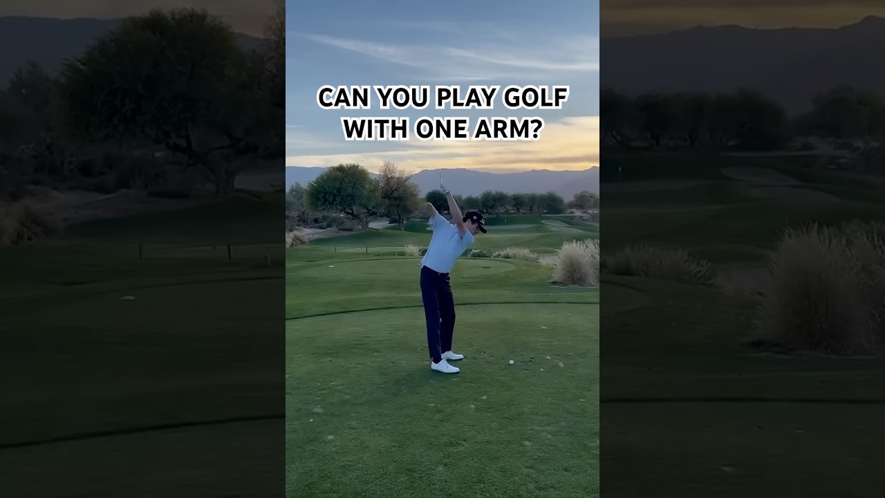 CAN YOU PLAY GOLF WITH ONE ARM?