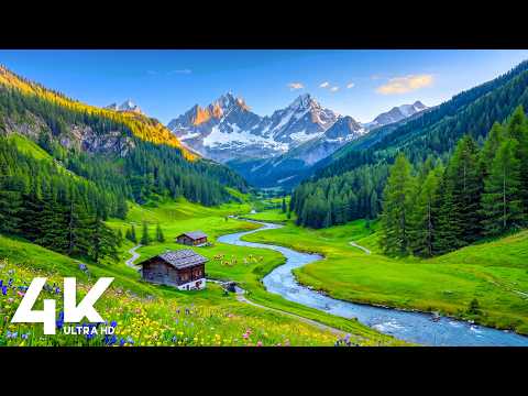 Stunningly Beautiful Nature 4K | Relaxing Healing Music for Stress Relief (4K Video TV)