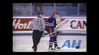 OHL Mar. 5, 1994 David Ling,KIN v Jason Hughes,KIT (R) Kingston Frontenacs Kitchener Rangers OHL Mar. 5, 1994 David Ling,KIN v Jason Hughes,KIT (R) Kingston Frontenacs Kitchener Rangers