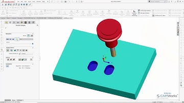 CAMWorks 3Axis Machining Module video