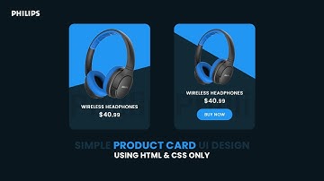 Simple Product Card UI Design using Html & CSS | E-commerce Card Design Tutorial