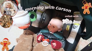 Carson's Morning Routine + outing | collab with @AdaSweetReborns | Vlogmas WK 2