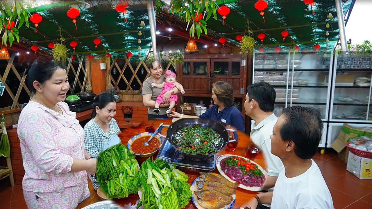 Trang Trí Chòi Chuẩn Bị Đón Tết Nguyên Đán 2026 Cùng Lai Rai Món Thịt Trâu Nhúng Giấm | MTQH