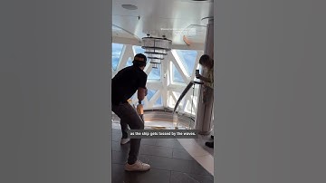 Watch: Cruise Ship Battered By Drake Passage Waves