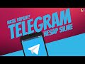 Telegram Hesap Silme, Telegram Hesabı Tamamen Nasıl Silinir? (Android, Iphone, Windows)