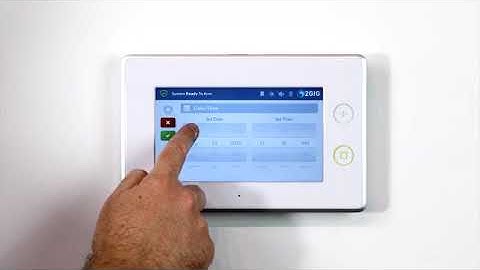 5. 2GIG GC3: Setting Date and Time