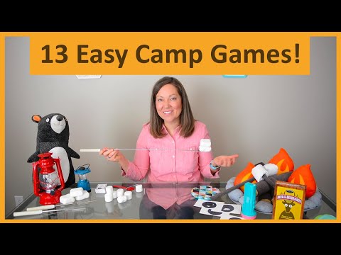 13 Fun and Easy CAMP Games and HIKING Games by Family F.E.D.
