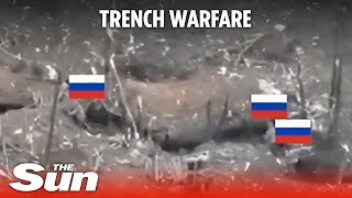 Ukrainian battalion clashes with Russian forces during trench ambush