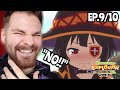 WAIT KAZUMA IS HERE?! | KONOSUBA: An Explosion on This Wonderful World! - EPISODE 9 &amp; 10 | REACTION!