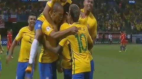 Brasil vs Chile (3-0) Eliminatorias Sudamericanas Rusia 2018 Fecha 18
