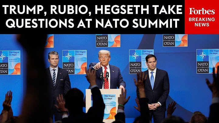 BREAKING NEWS: Trump, Rubio, & Hegseth Take Question After Question At The 2025 NATO Summit