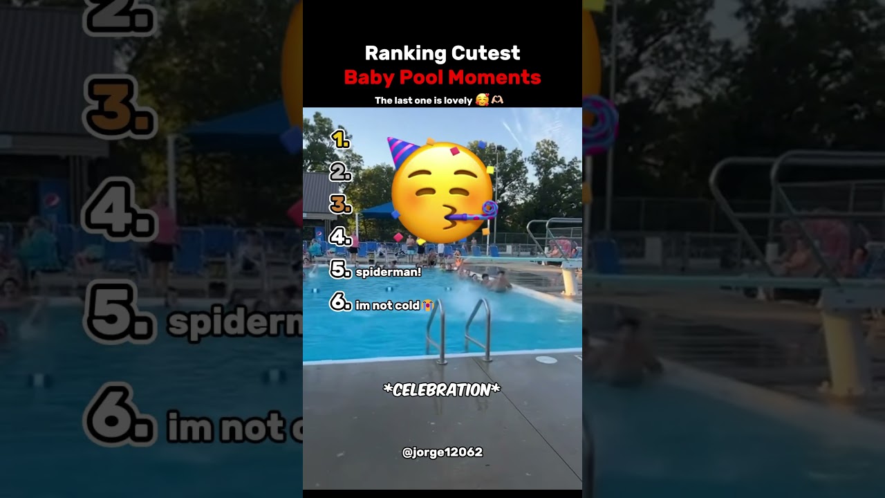 Ranking The Top 6 Cutest Baby Pool Moments