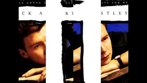 Never Gonna Give you Up but beats 1 & 2 and 3 & 4 are swapped