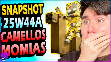 Chule REACCIONA a ✅ ¡Esqueletos PARCHED y CAMELLOS HUSK! 👉 Snapshot 25W44A Minecraft de Bobicraft