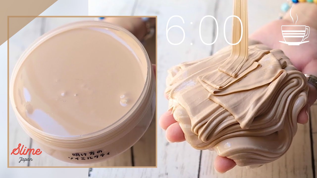 【ASMR】明け方のソイミルクティー☕︎🌅【スライムジャパン】#丁寧な生活 #スローライフ 