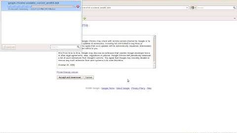 Installing the Chrome browser in Ubuntu 9.10