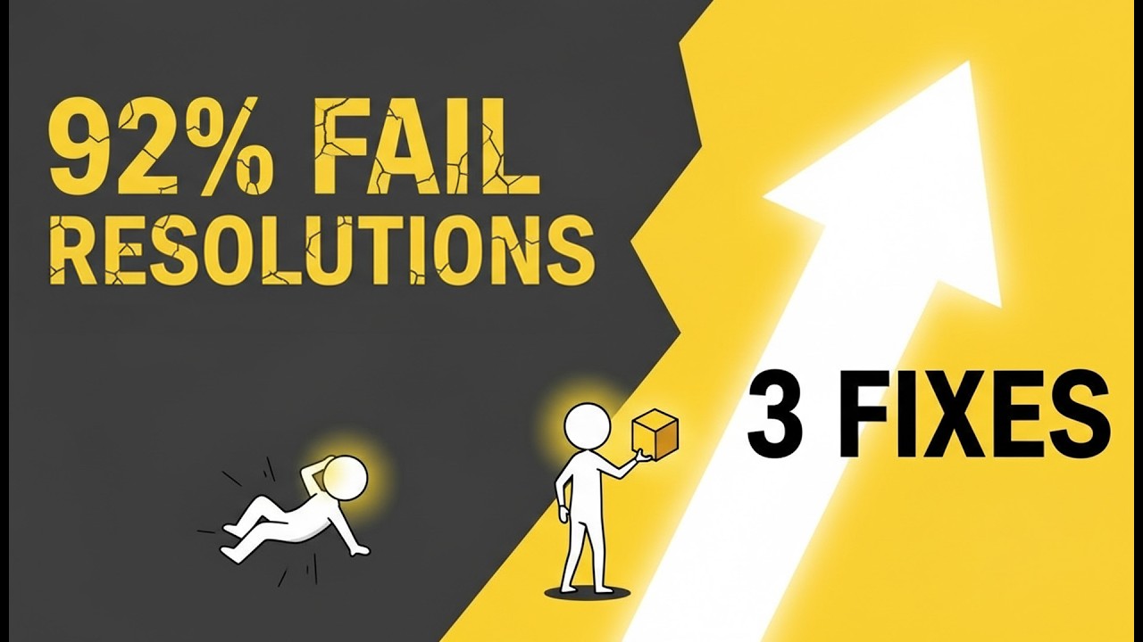 Why 92% of Resolutions Fail (And 3 Ways to Fix It) - YouTube