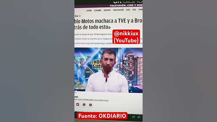 Pablo Motos cuenta la verdad sobre la polémica entre el Hormiguero y Broncano