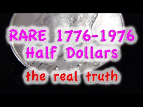 Rare 1776 1976 Half Dollars
