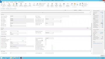Dynamics NAV - 02 Service Management Service Contract