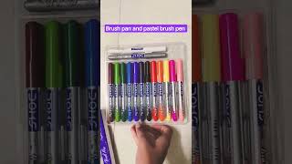 #colours  #brush pen #pastel brush pen 🥰🥰