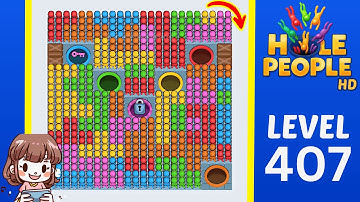 Hole People Level 407 Solution Walkthrough