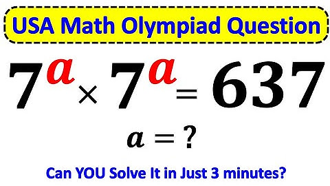 Nice Math Olympiad Question 🧠 Can YOU Solve It in Under 3 minutes?🤔🔥