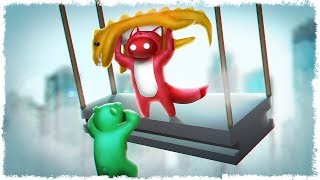 САМАЯ УГАРНАЯ БИТВА: ЛИСА vs МЕДВЕДЬ В GANG BEASTS (УГАР В ГАНГ БИСТ)