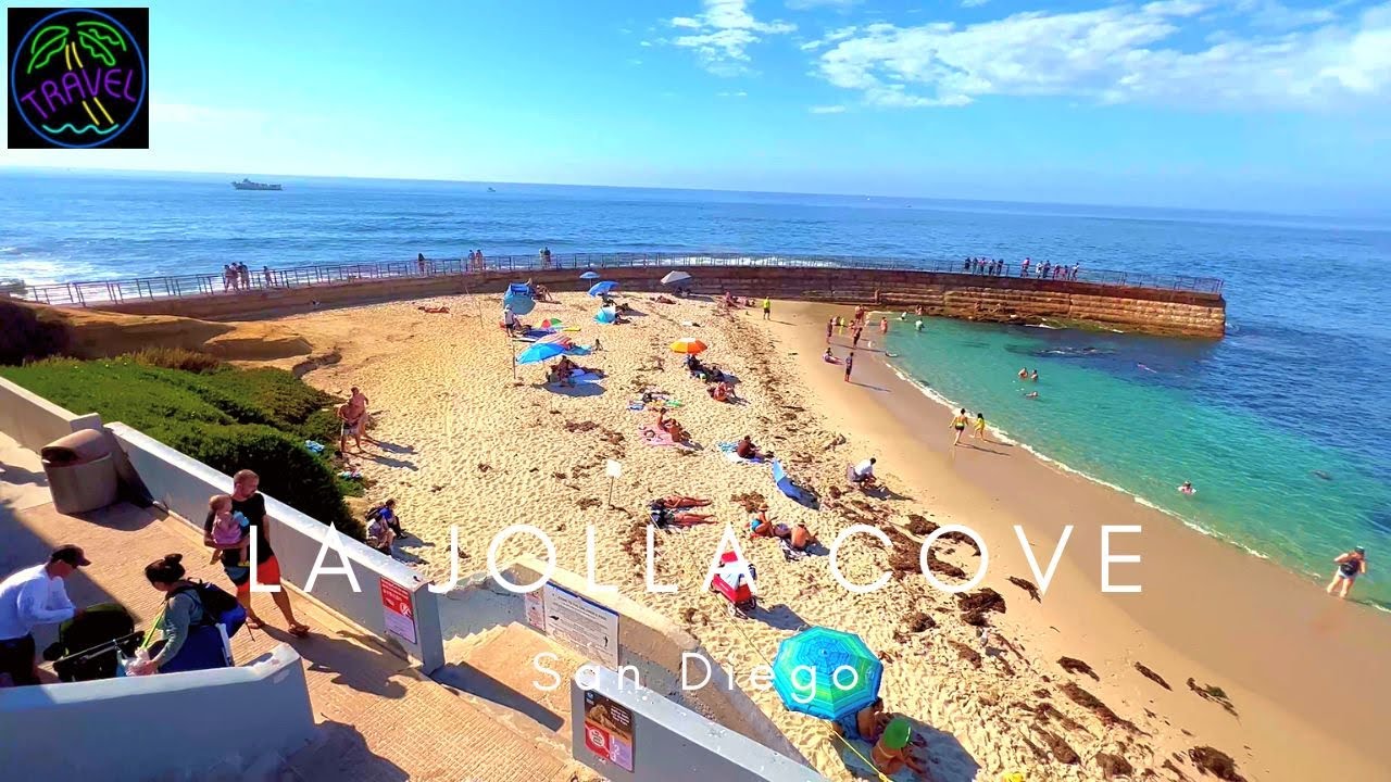 🇺🇸 La Jolla Cove in San Diego California 2022 Walking Tour & Travel