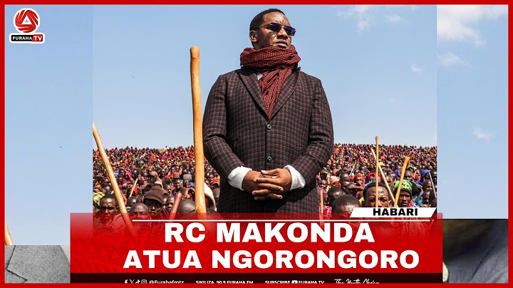 RC MAKONDA ATOA AHADI NZITO NGORONGORO, SITAKANDAMIZA HAKI YA MTU MAHALA POPOTE