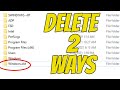 Delete this folder that won't delete on Windows 11 ( Best Way )