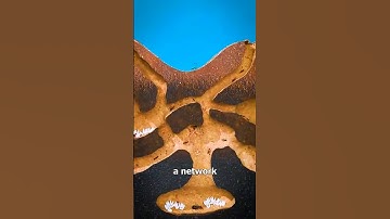 looking inside 👀 of an ant mound #anthouse #mound #shorts