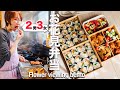 【大家族のお花見弁当】超豪華！簡単７品で行楽弁当｜キンパでピクニック弁当｜Flower viewing bento