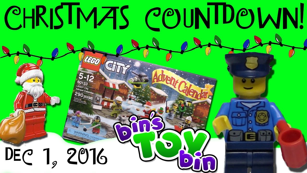 2016 Christmas Countdown Day #1! Lego Advent Calendar - Dec. 1, 2016! by Bins Toy Bin