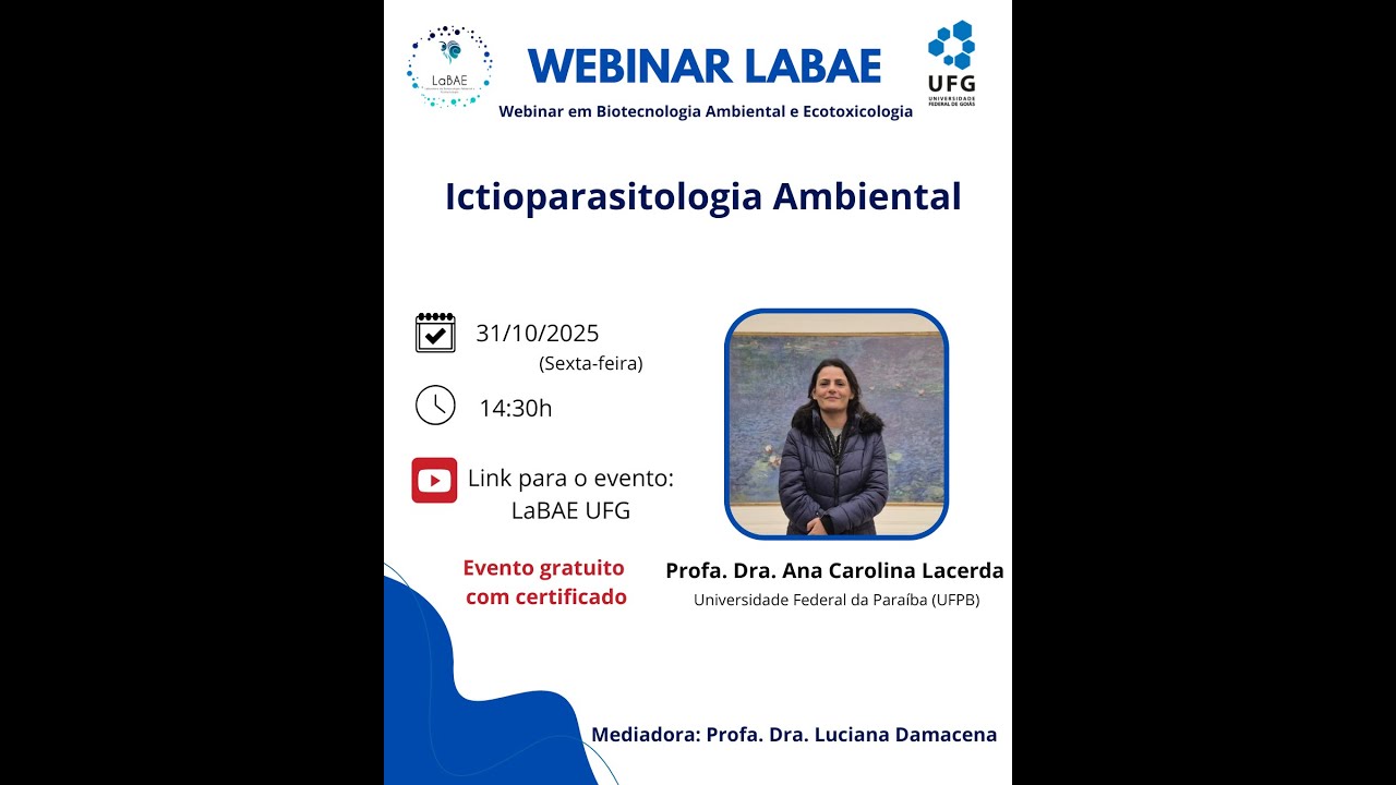 Ictioparasitologia Ambiental - Ana Carolina Figueiredo Lacerda (UFPB)