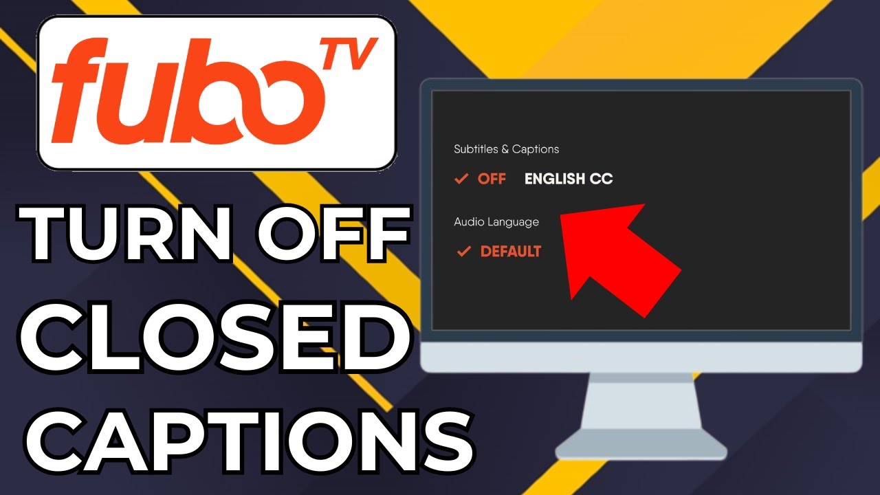 HOW TO TURN OFF CLOSED CAPTION ON FUBOTV (2025) - YouTube